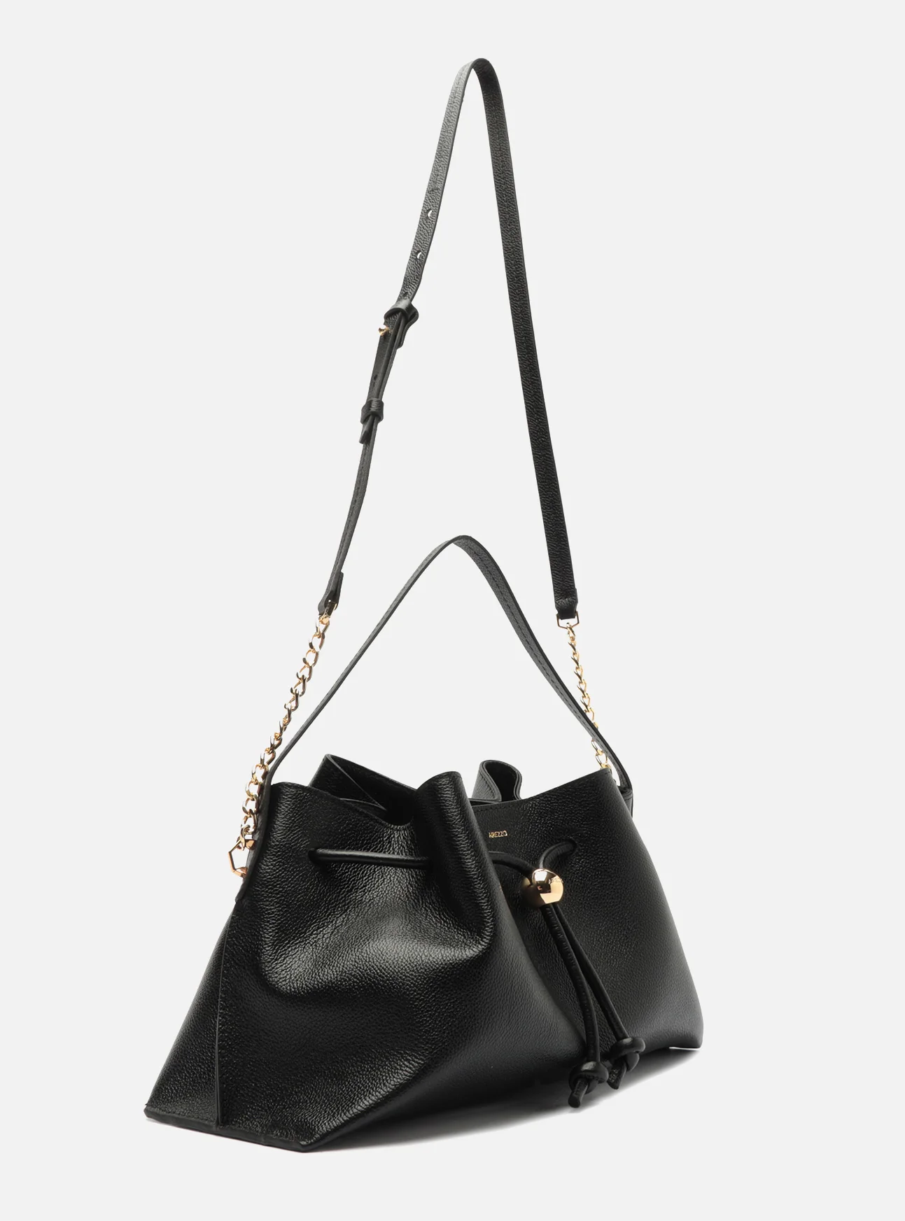 Alba Medium Leather Shoulder Bag - Image 2
