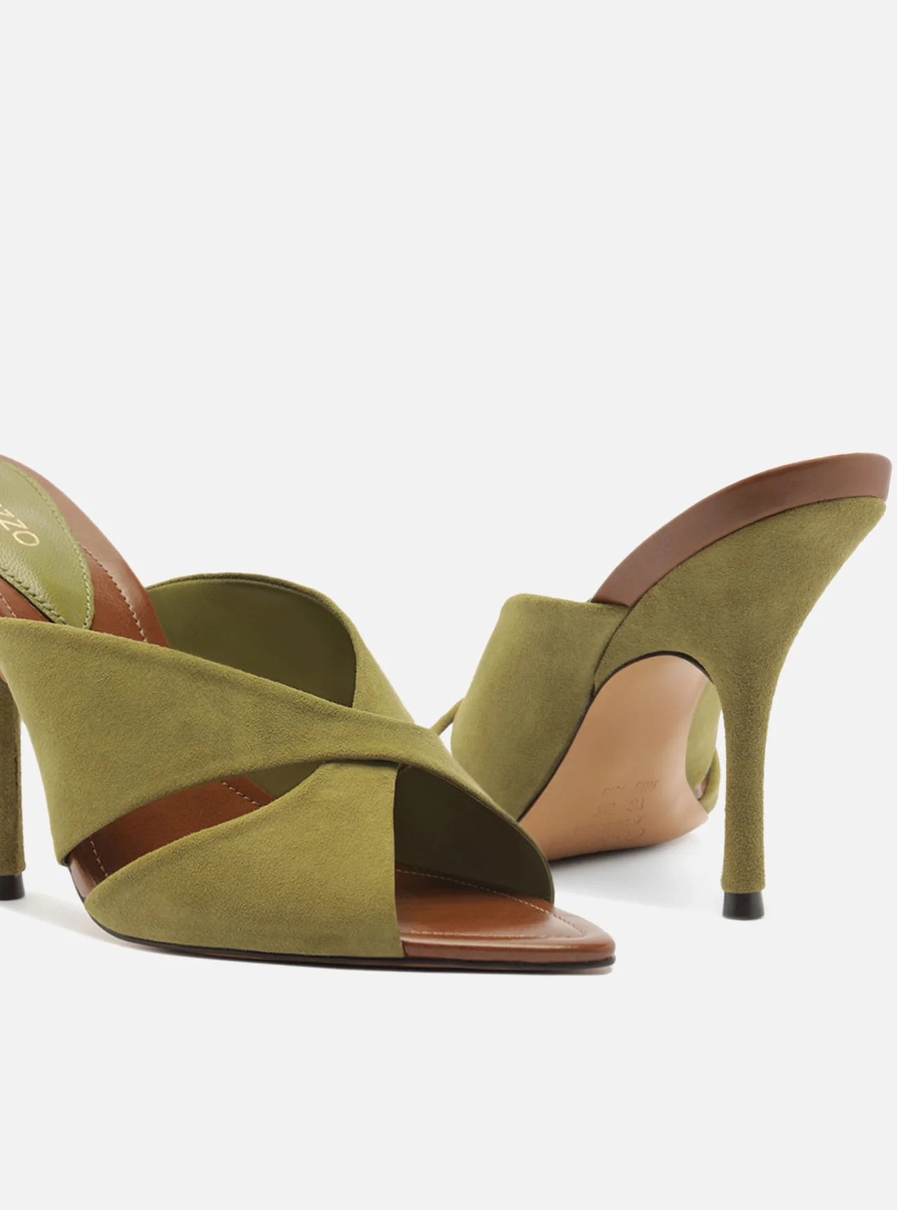Amelia High Stiletto Leather Mule - Image 5