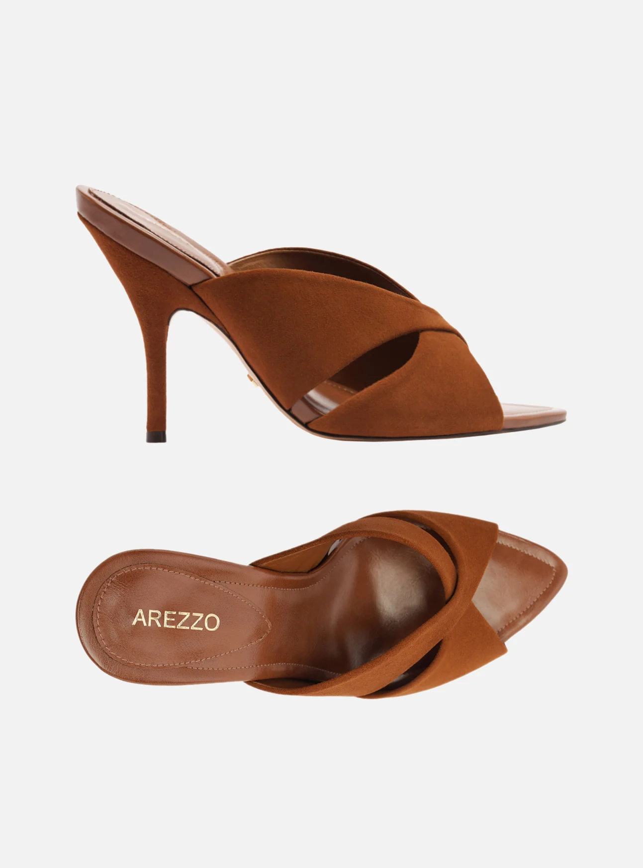 Amelia High Stiletto Leather Mule - Image 6