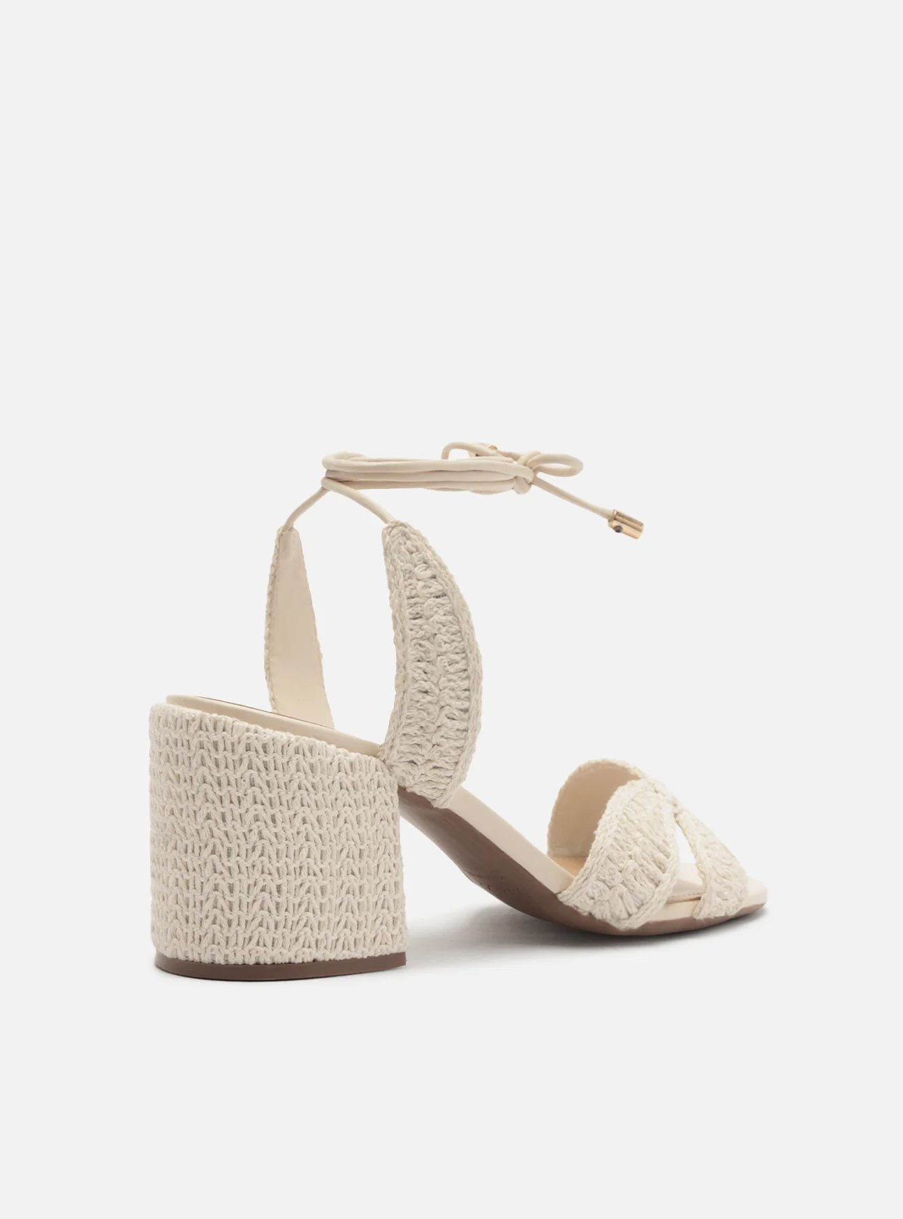 Andy Mid Block Fabric Sandal - Image 3