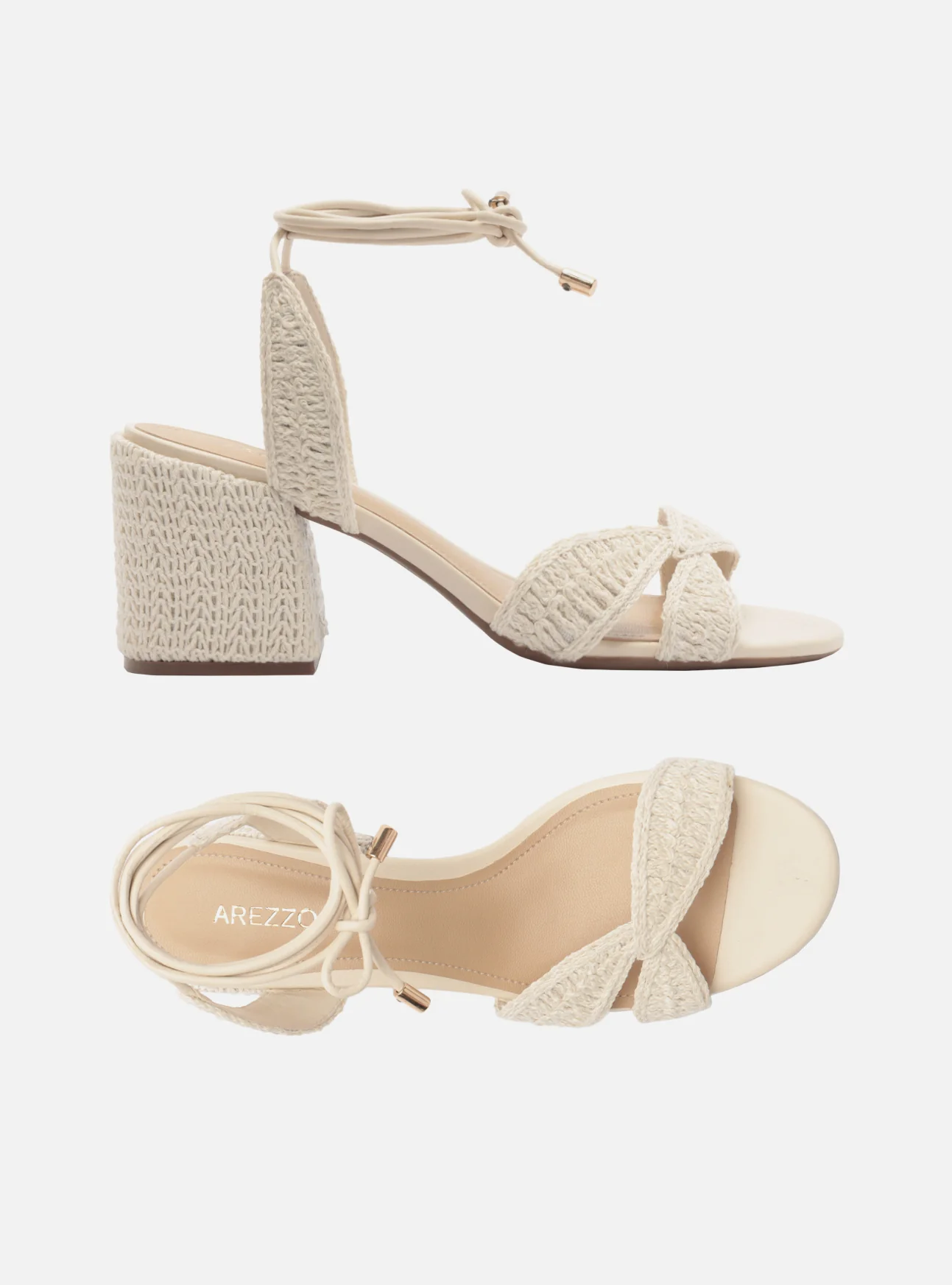 Andy Mid Block Fabric Sandal - Image 6