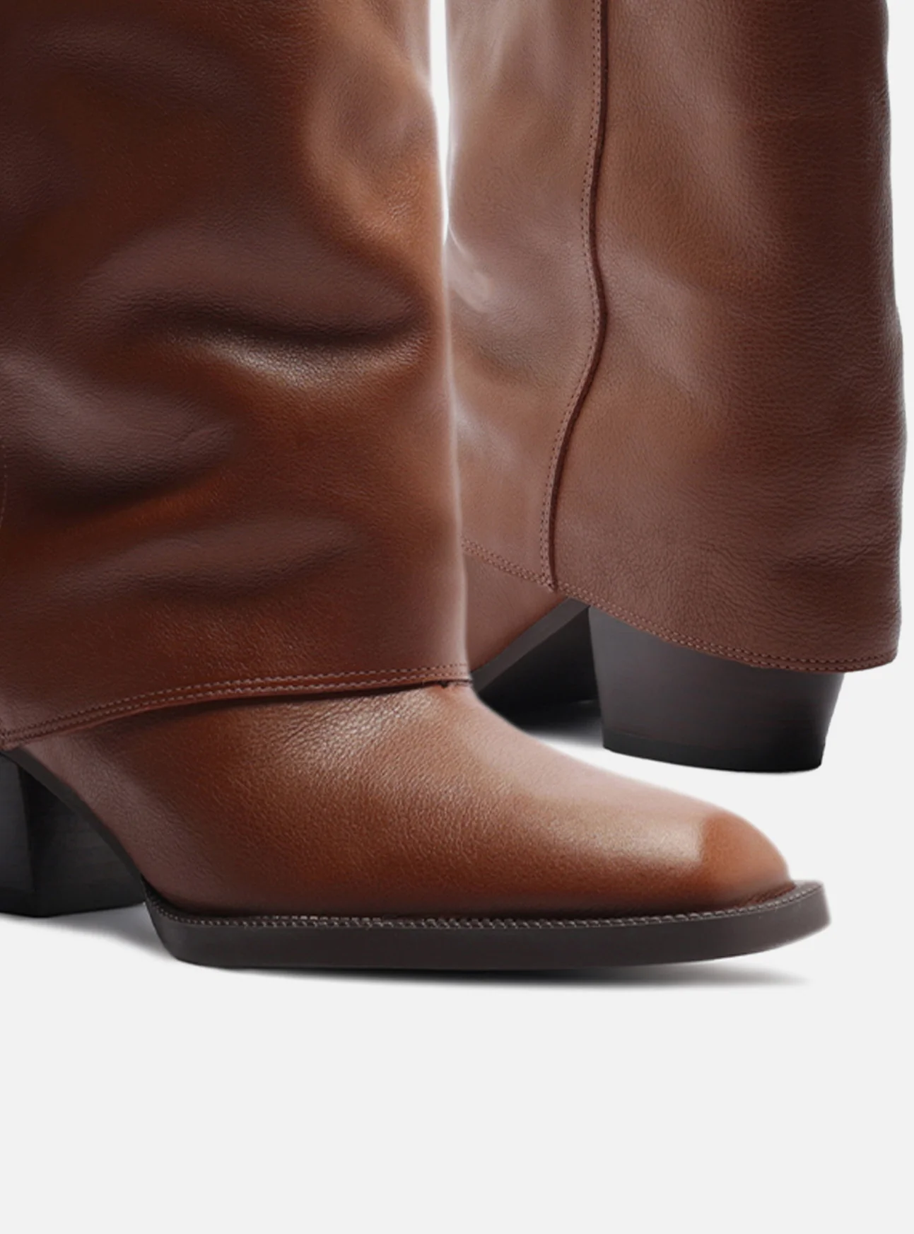 Beatrice Mid Block Leather Boot - Image 5
