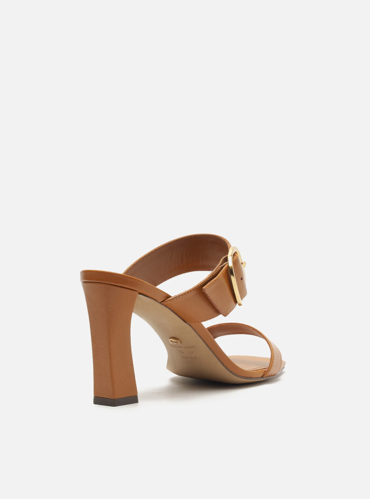 Beverly Mid Block Leather Sandal - Image 3
