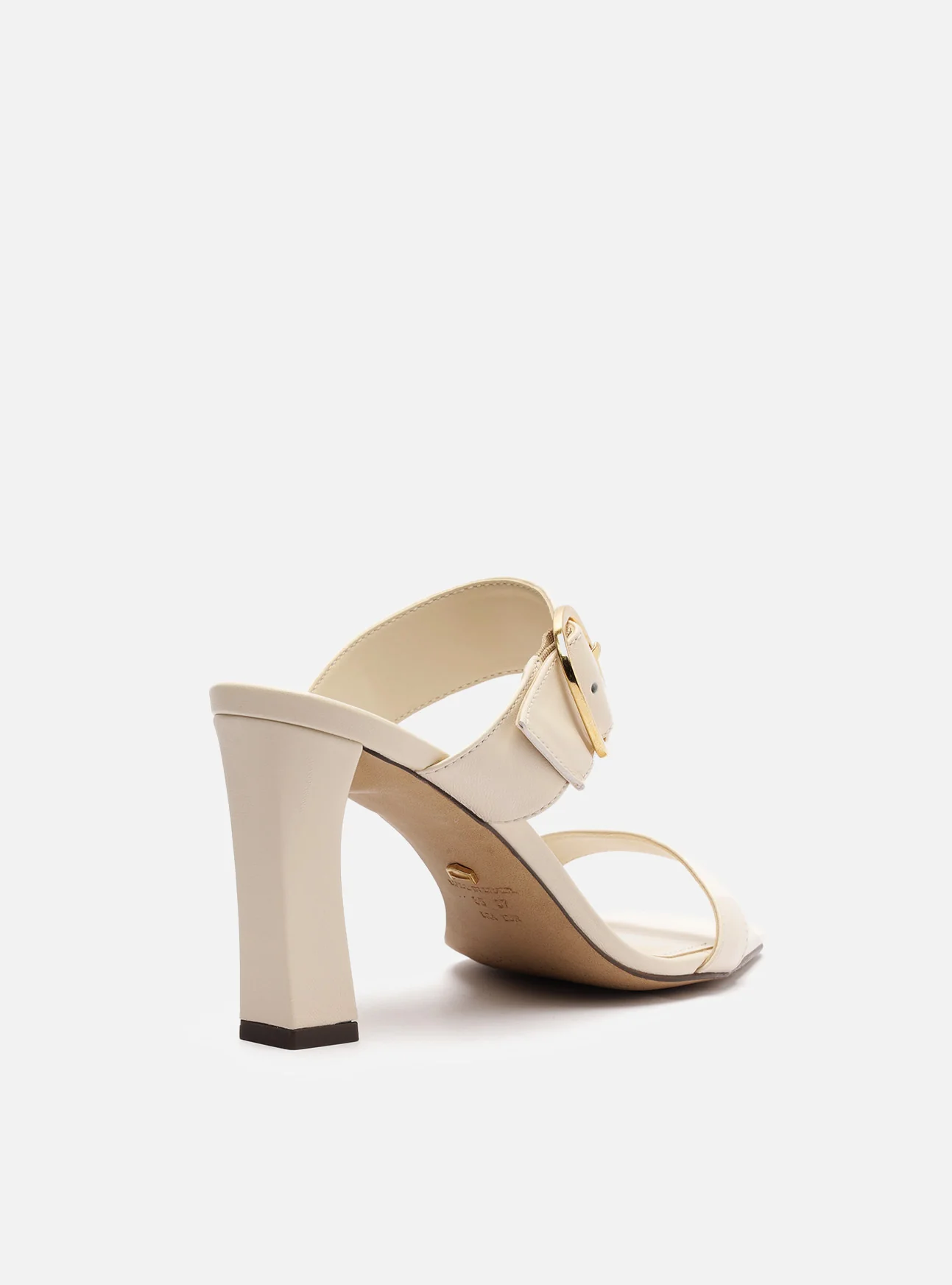 Beverly Mid Block Leather Sandal - Image 3