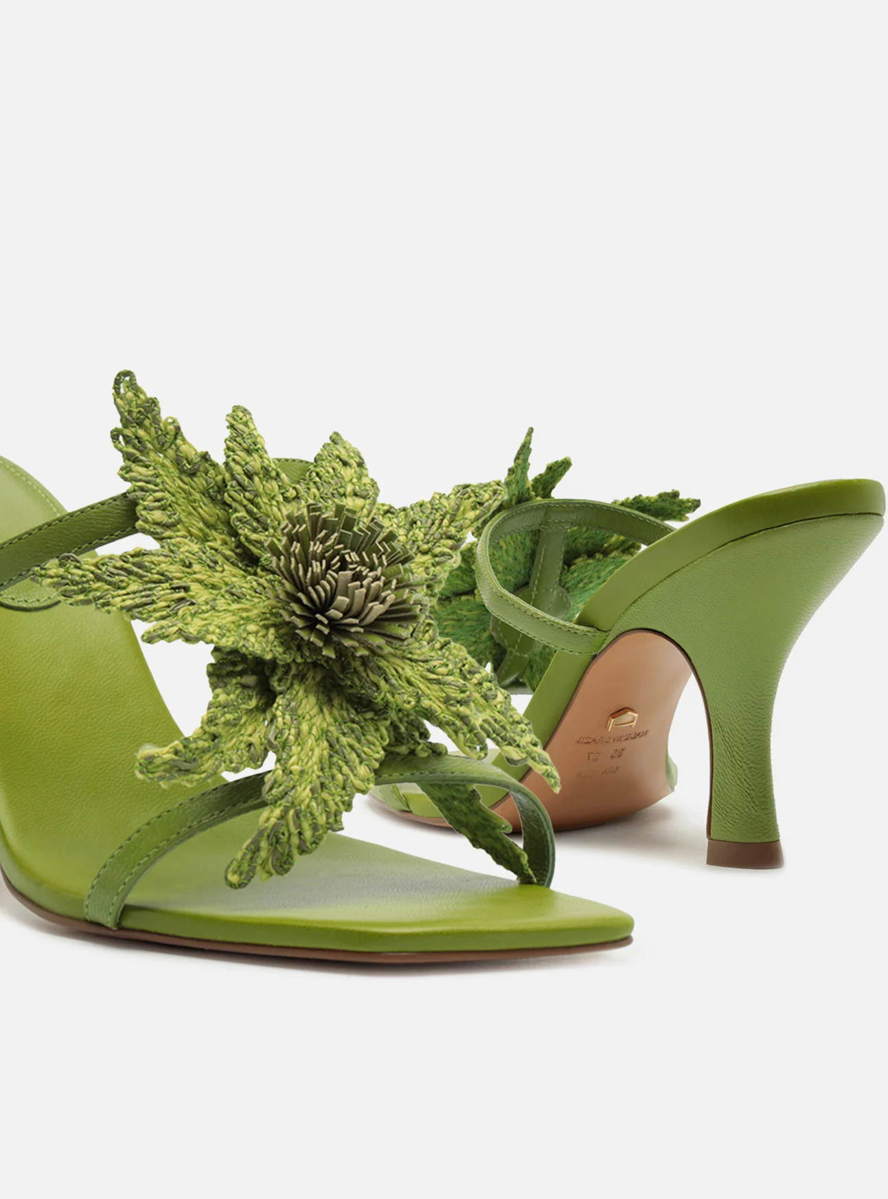 Cali High Stiletto Leather Sandal - Image 4