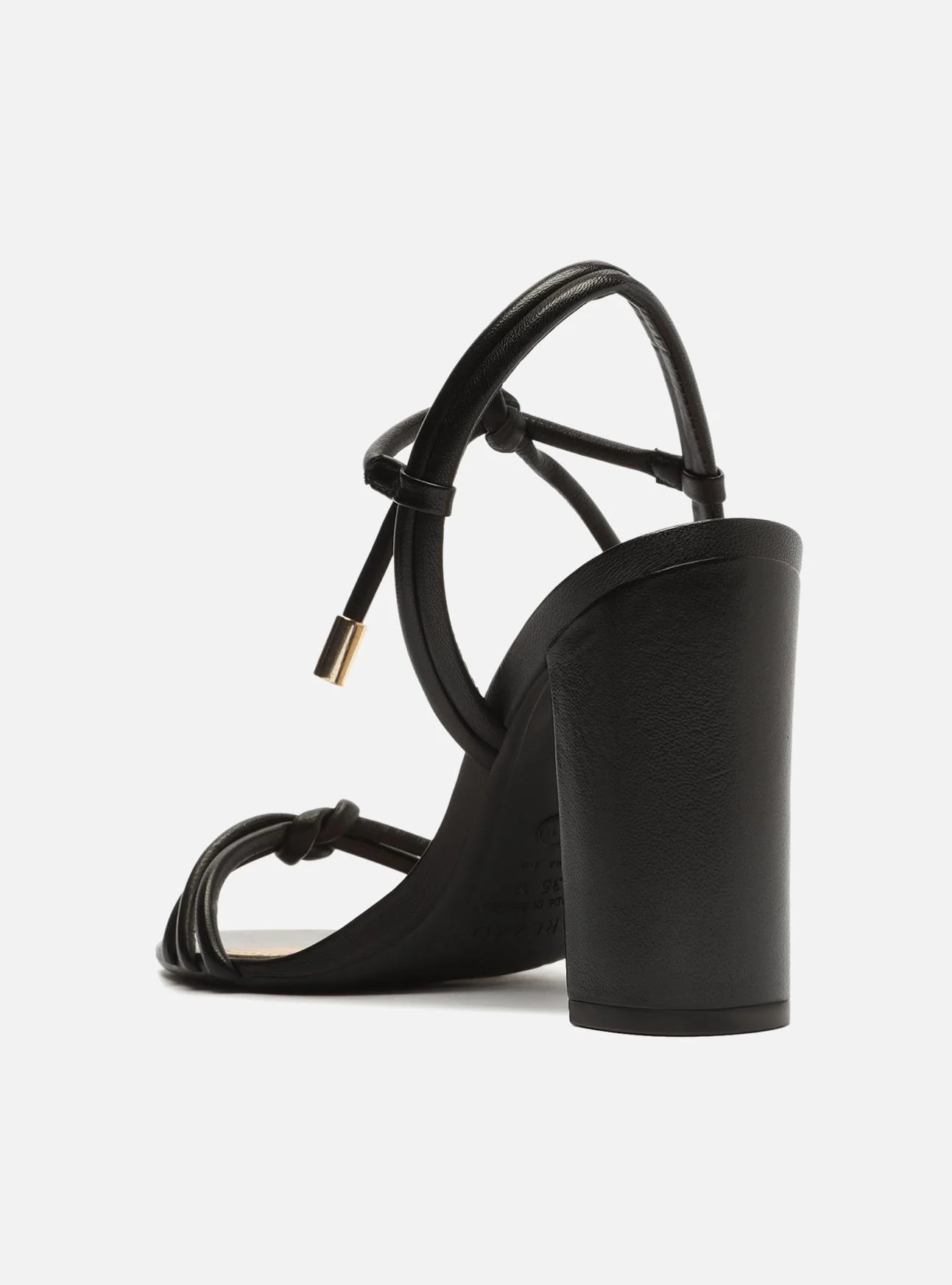 Camila Leather Block Sandal - Image 3