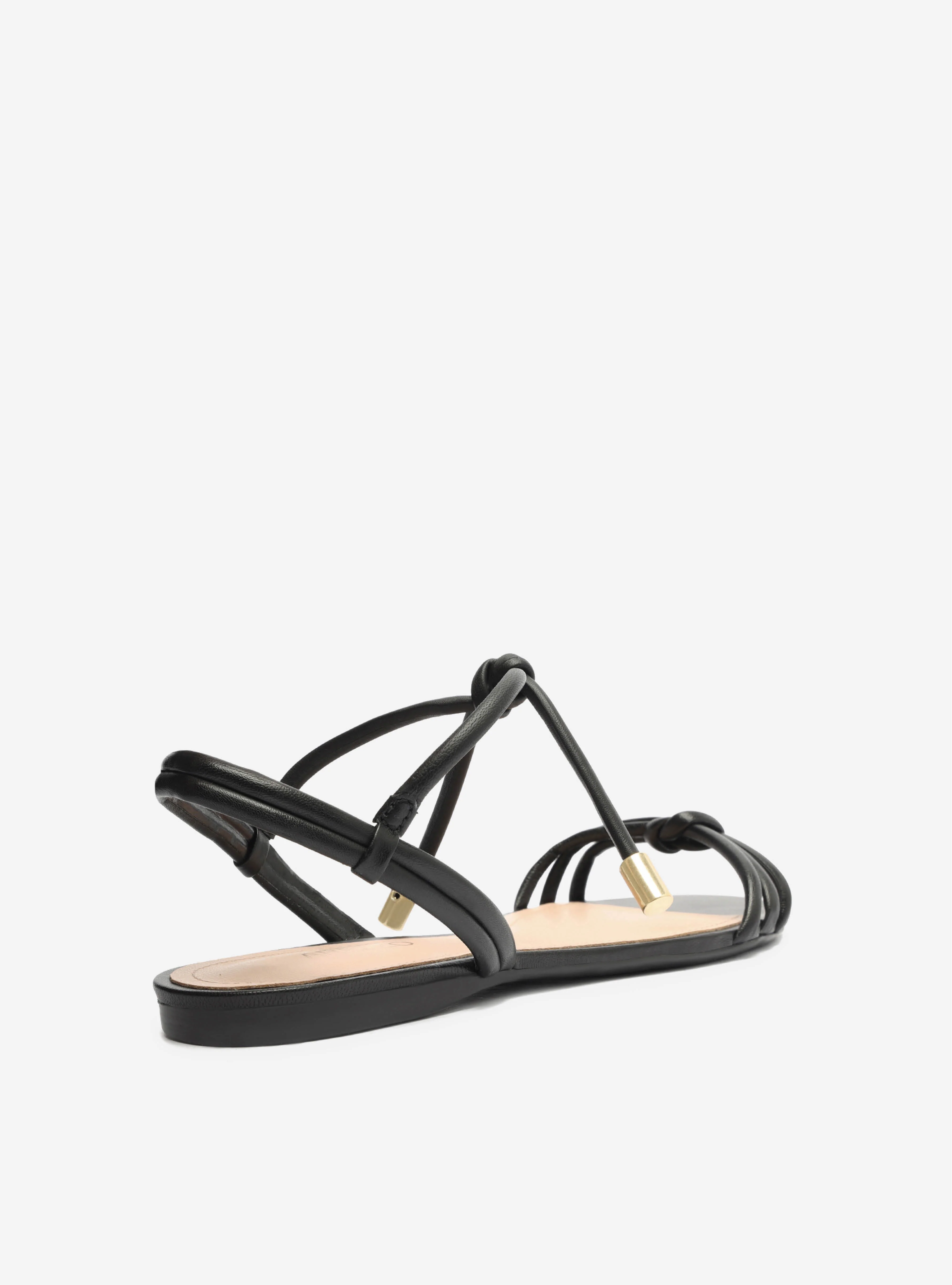 Camila Leather Flat Sandal - Image 6