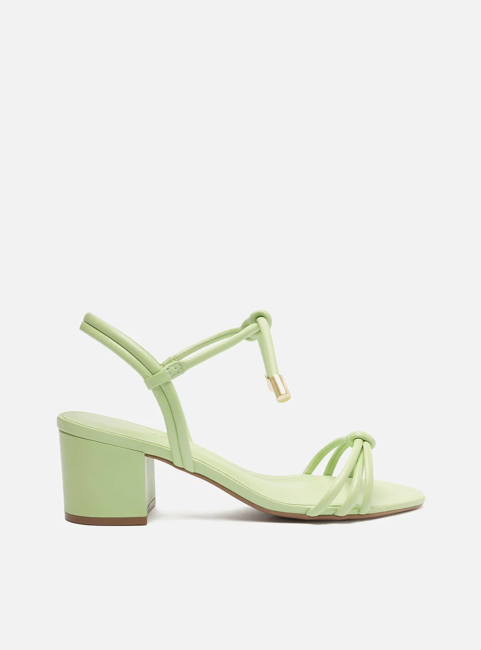 Camila  Leather Block Sandal