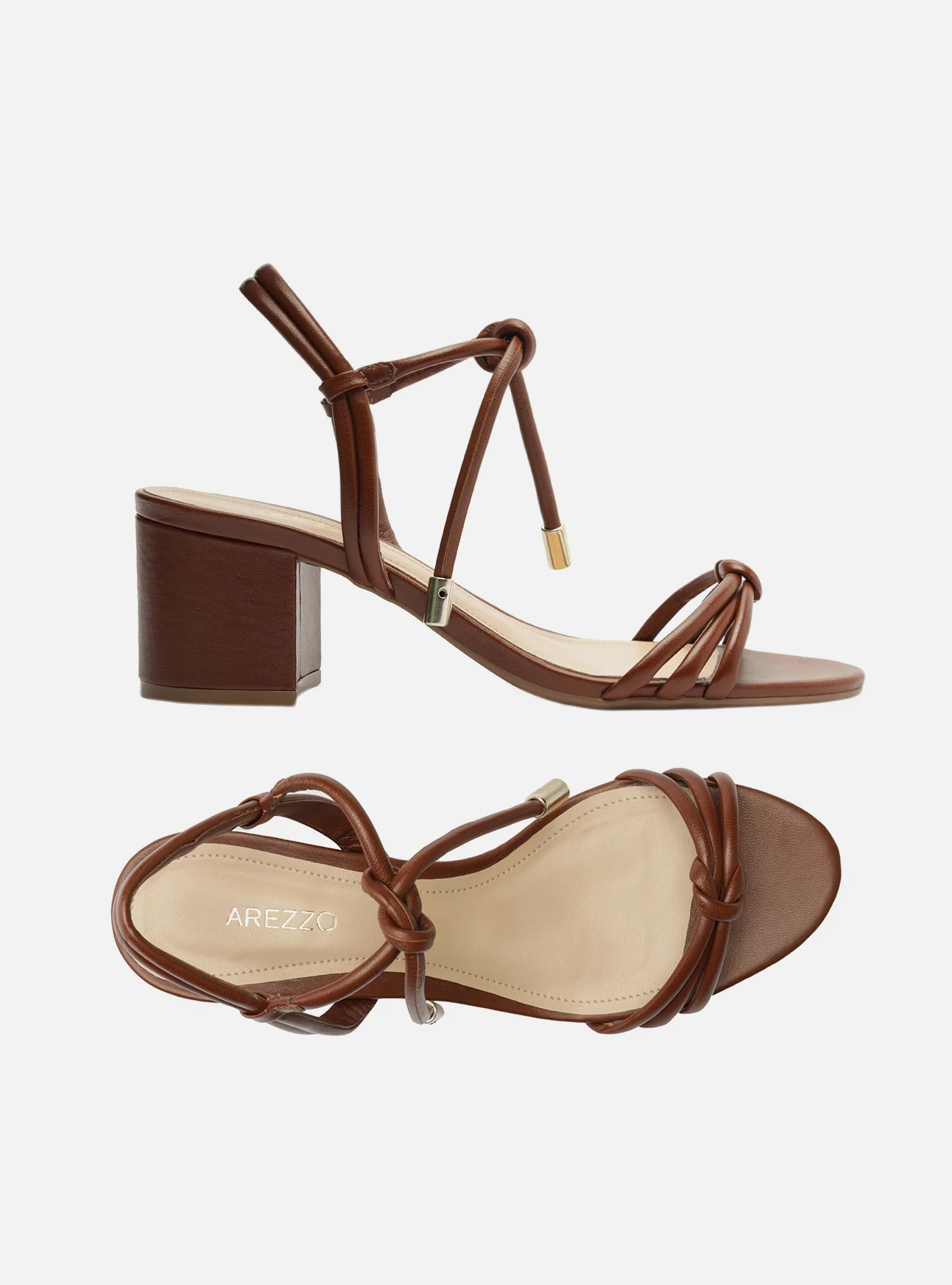 Camila Mid Block Leather Sandal - Image 6