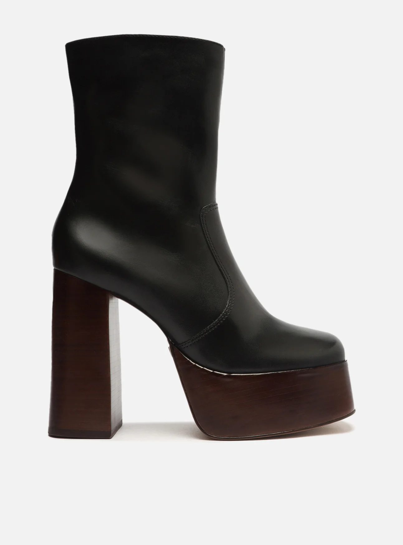 Chloe  Leather Block Boot