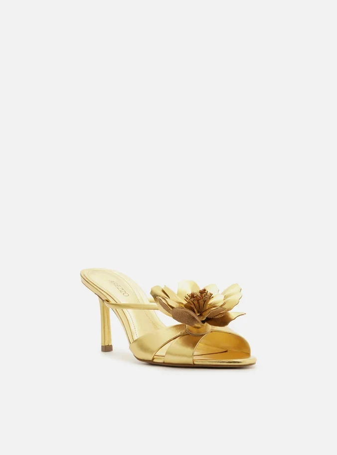 Daisy Leather Stiletto Sandal - Image 3