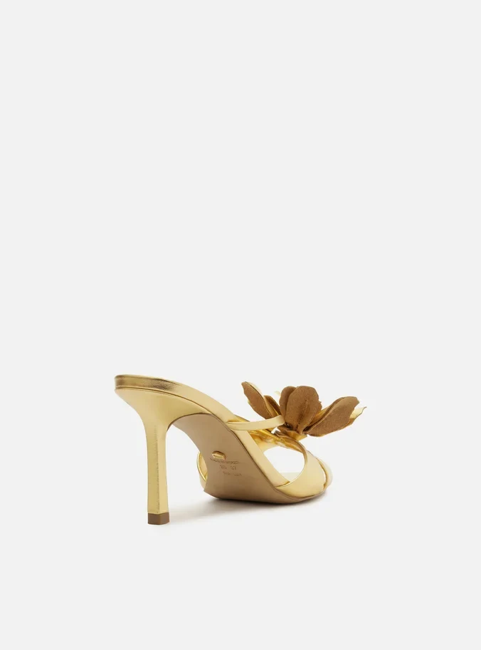 Daisy Leather Stiletto Sandal - Image 4