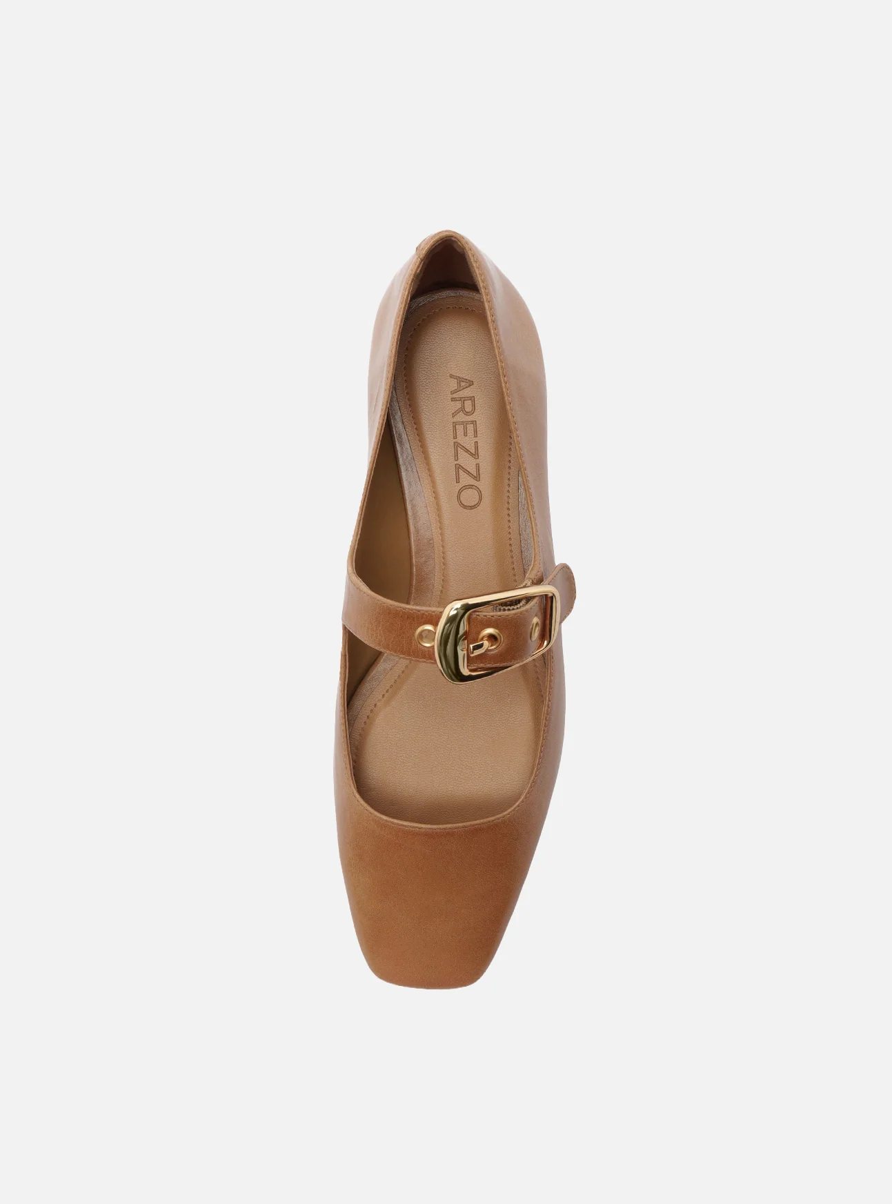 Elena Ballet Leather Flat - Image 3