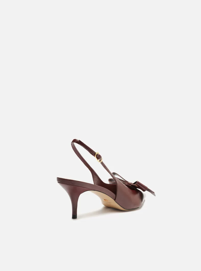 Eliza  Leather Stiletto Pump - Image 4