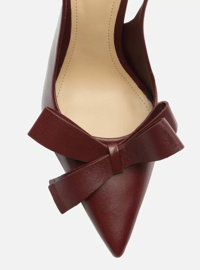 Eliza  Leather Stiletto Pump - Image 5