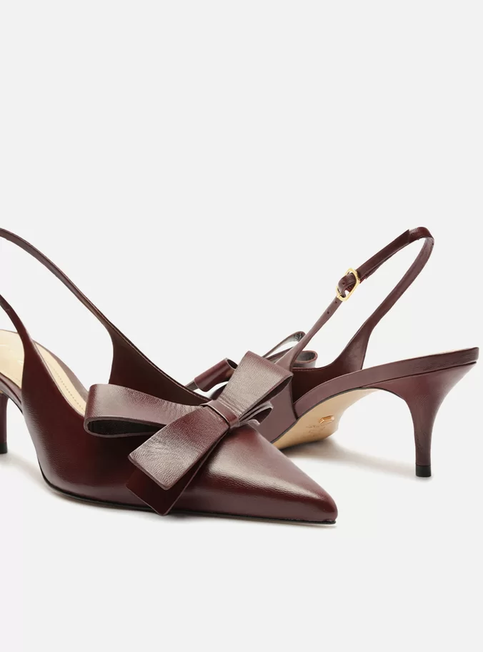 Eliza  Leather Stiletto Pump - Image 6