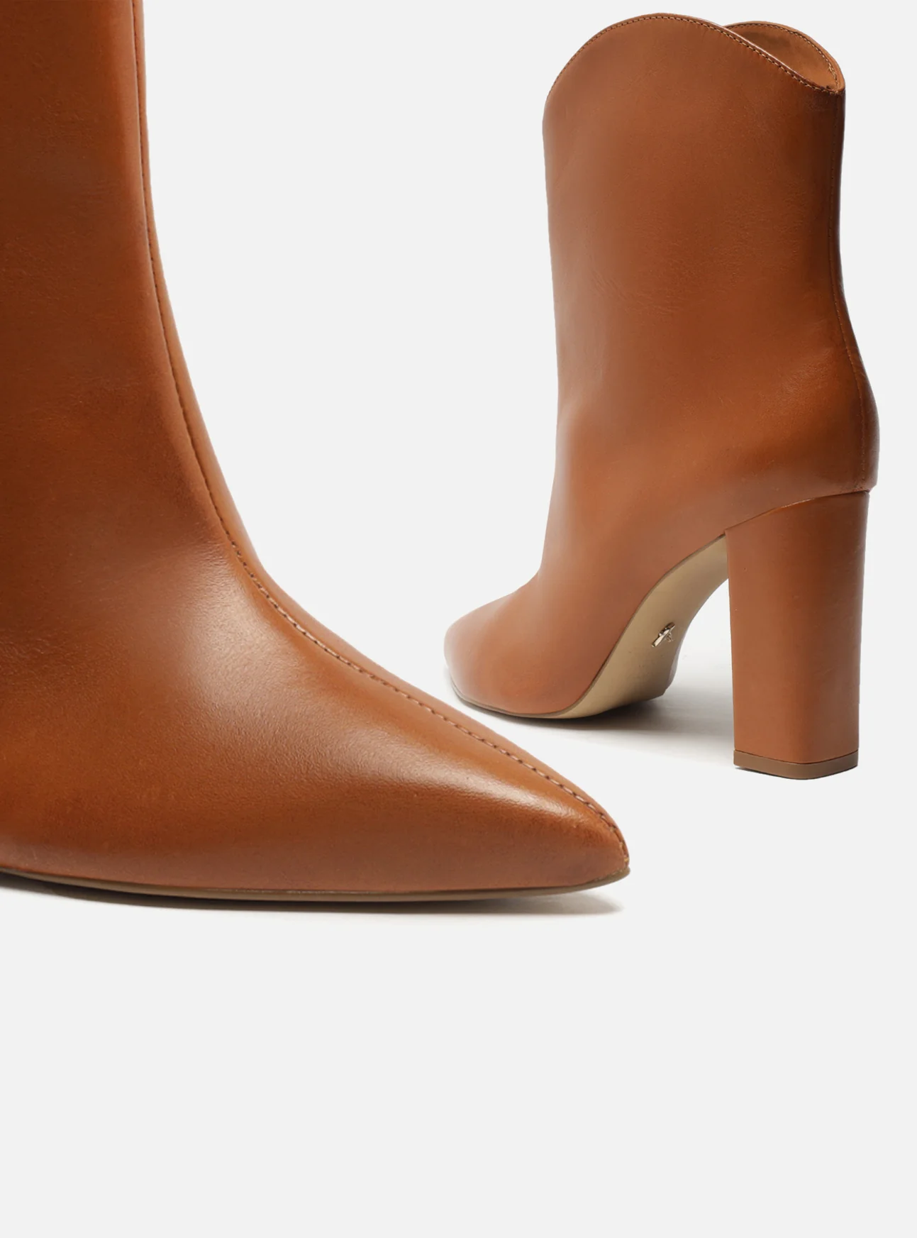 Ellie Leather Block Boot - Image 4