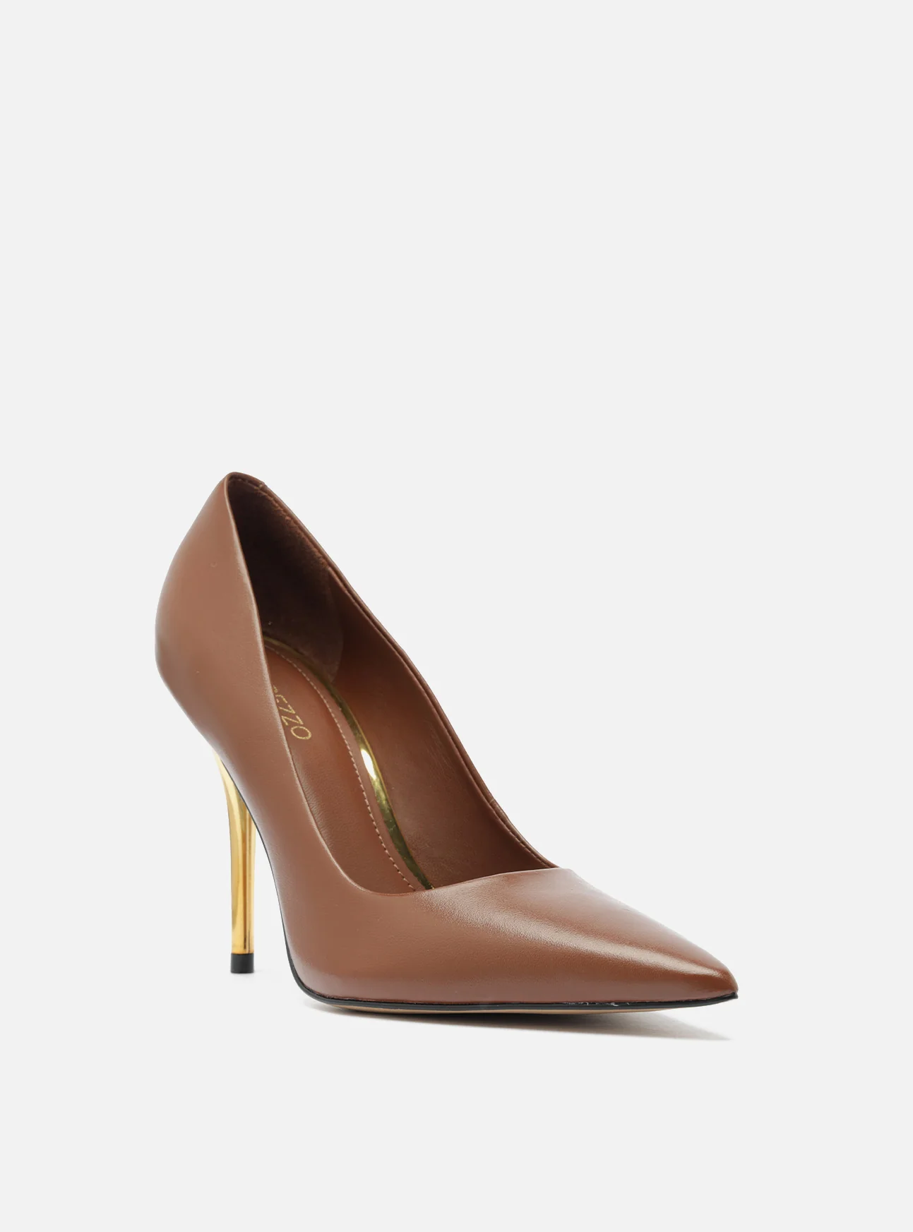 Emily High Stiletto Leather Pump - Image 3