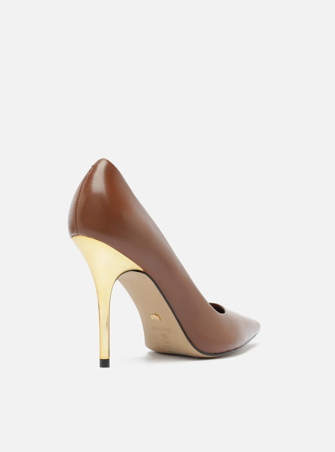 Emily High Stiletto Leather Pump - Image 4