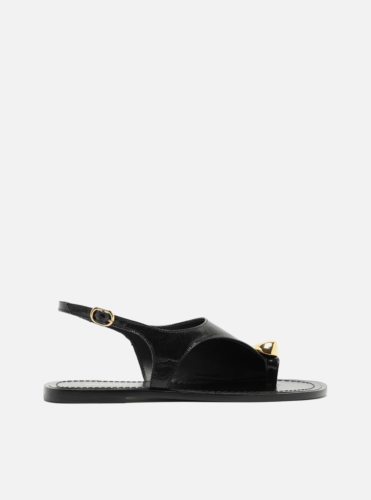 Freya Leather Flat Sandal