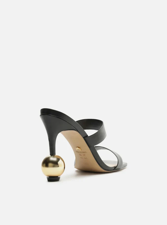 Gianna Leather Stiletto Sandal - Image 4
