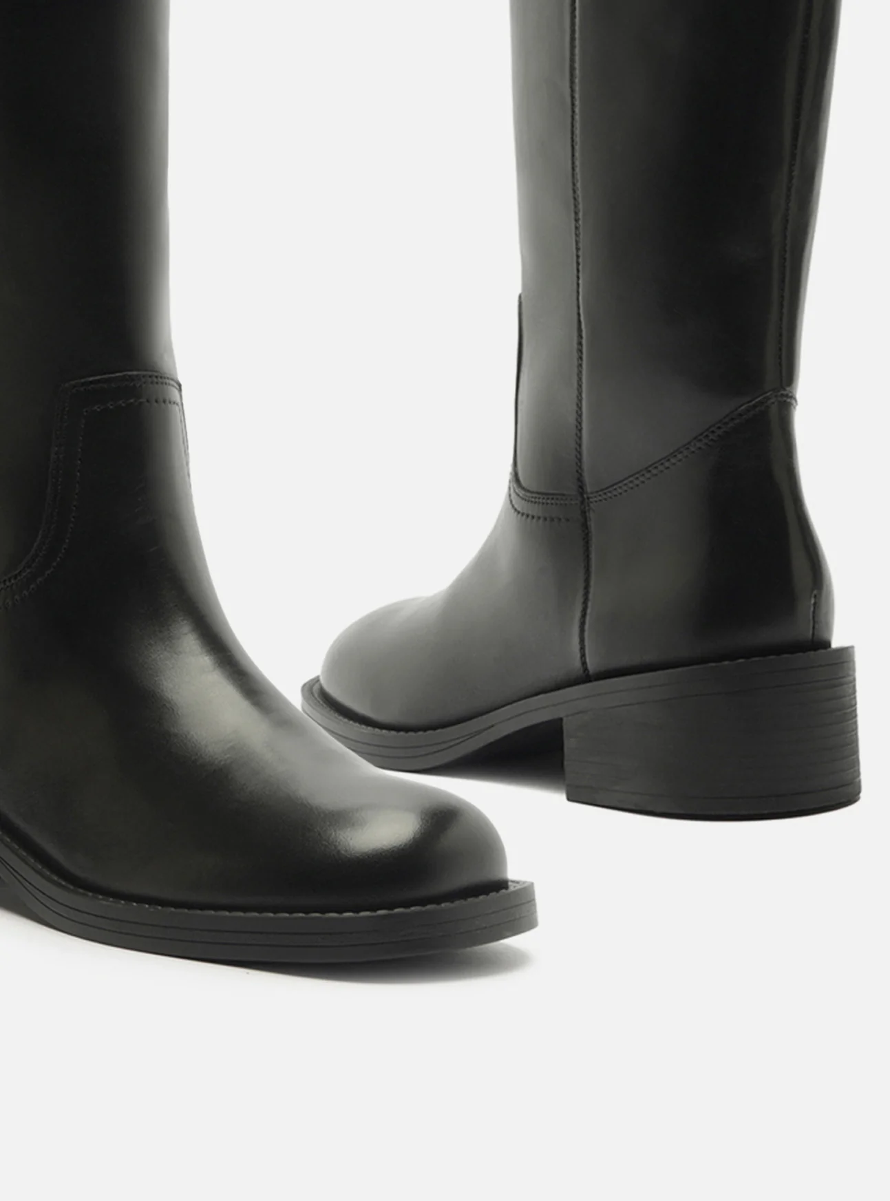 Hadley Low Block Leather Boot - Image 5