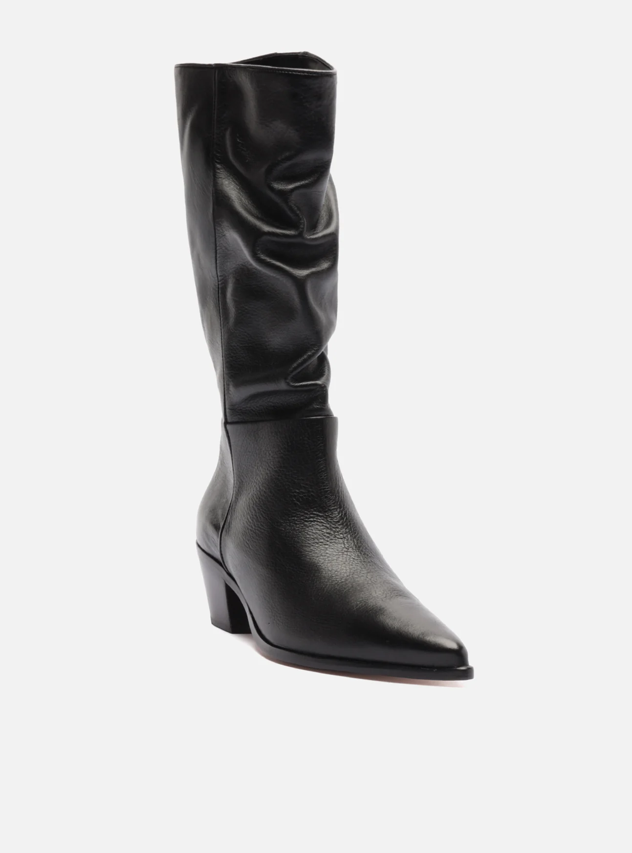 Harlowe Low Block Leather Boot - Image 2