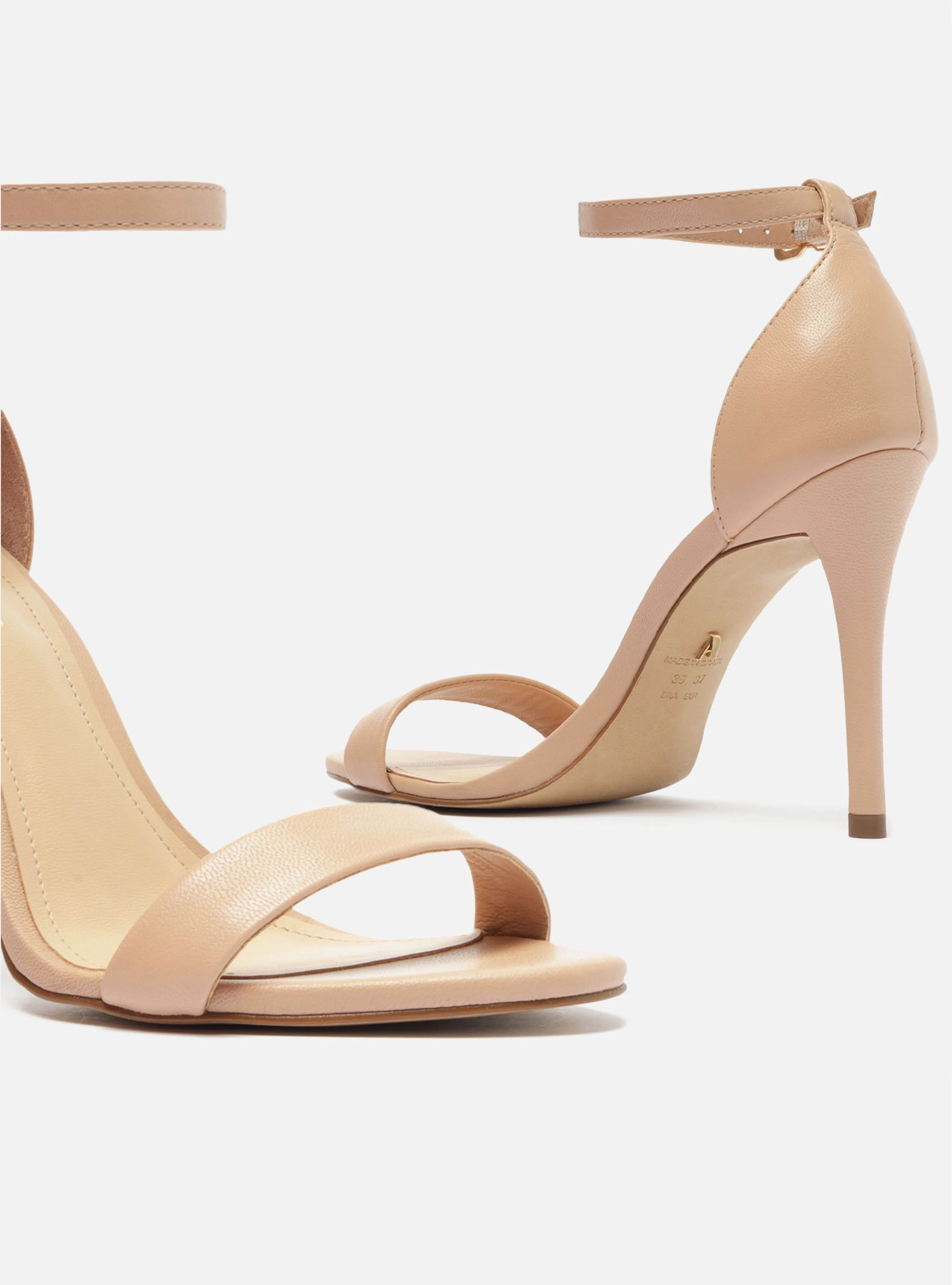 Isabelli Leather Stiletto Sandal - Image 3