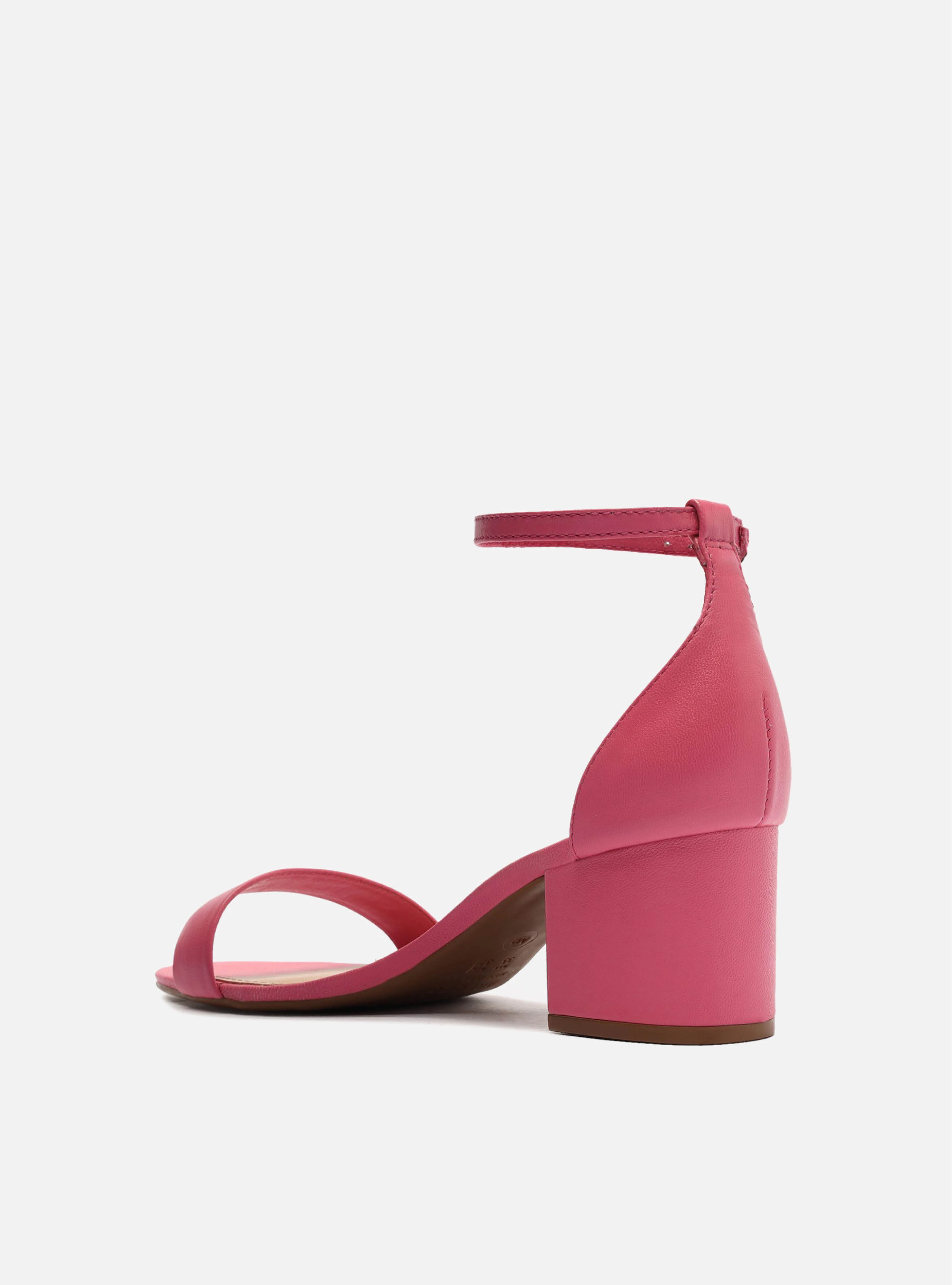 Isabelli  Leather Block Sandal - Image 3