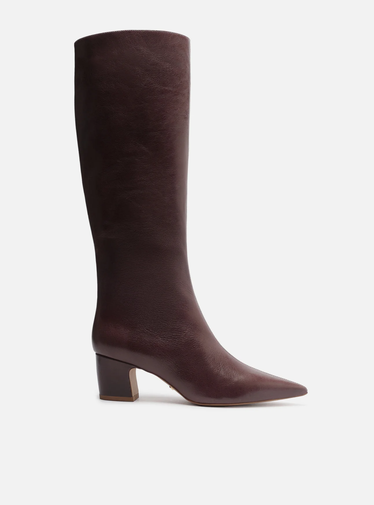 Julie Mid Block Leather Boot