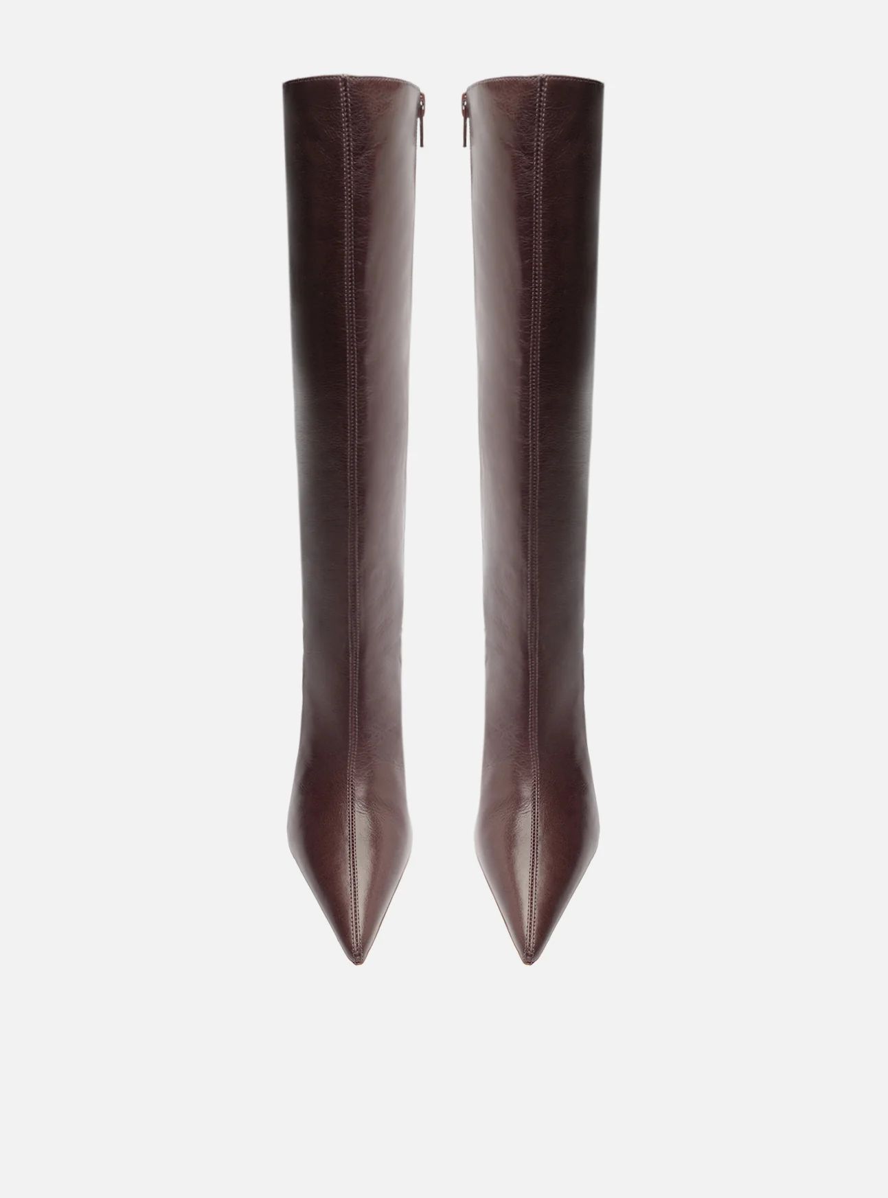 Julie Mid Block Leather Boot - Image 3