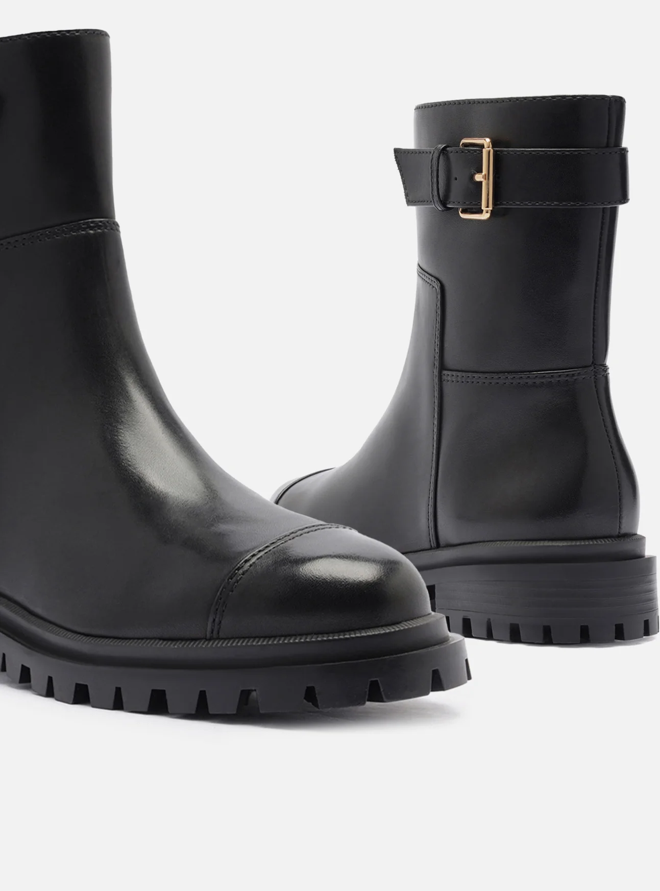 Brody Low Block Leather Boot - Image 4