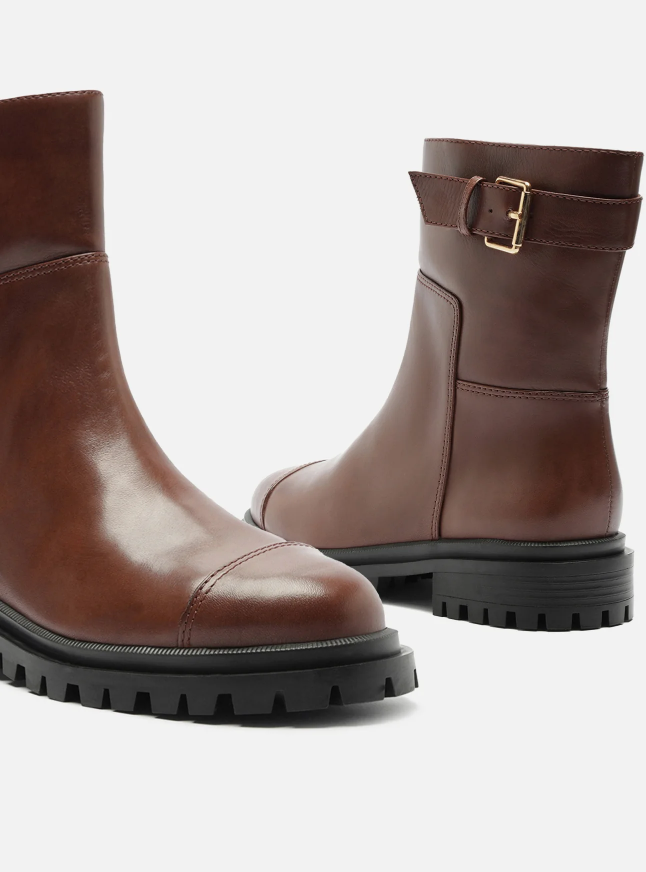 Brody Low Block Leather Boot - Image 5