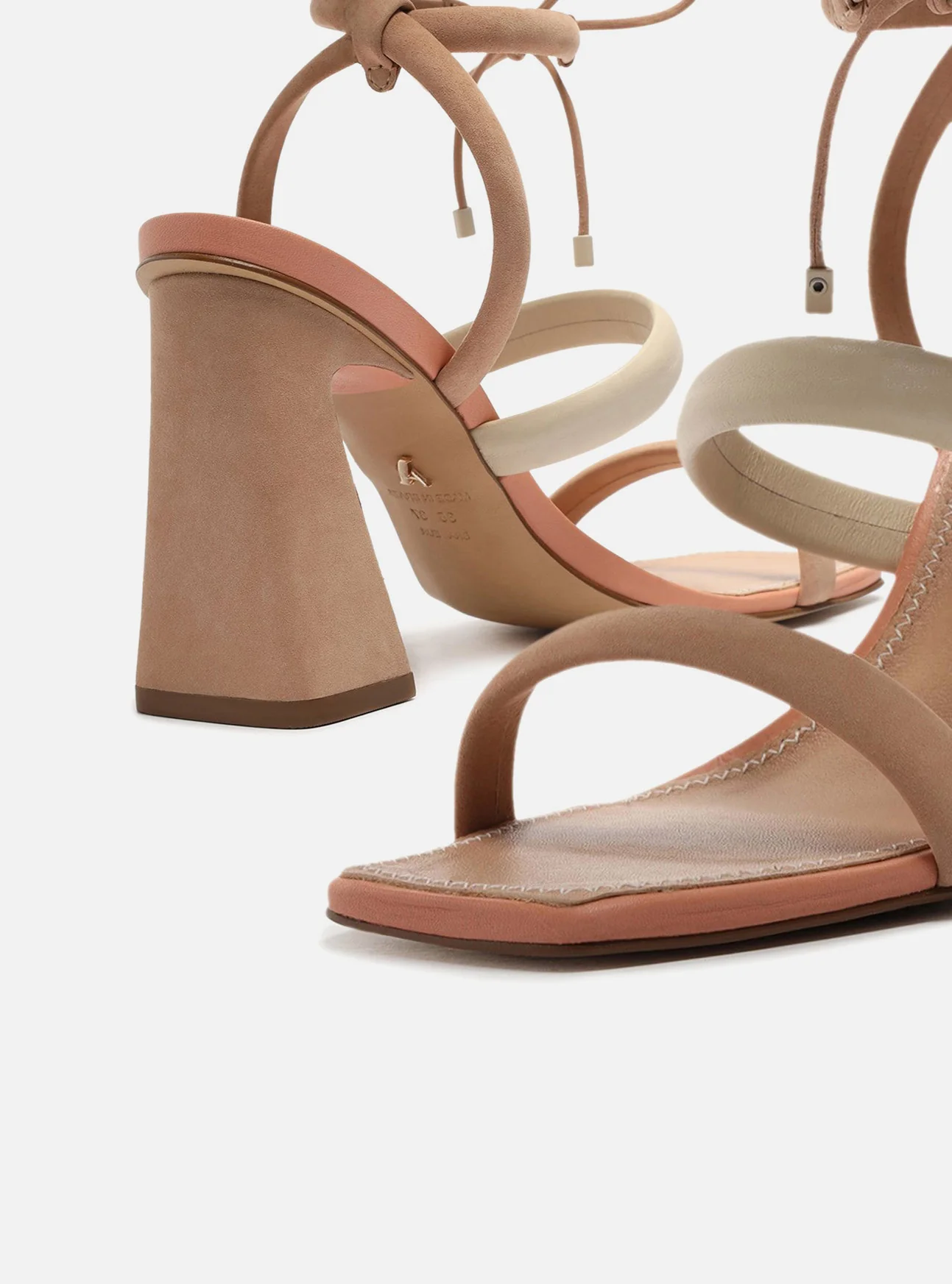 Lenny  Block Leather Sandal - Image 4