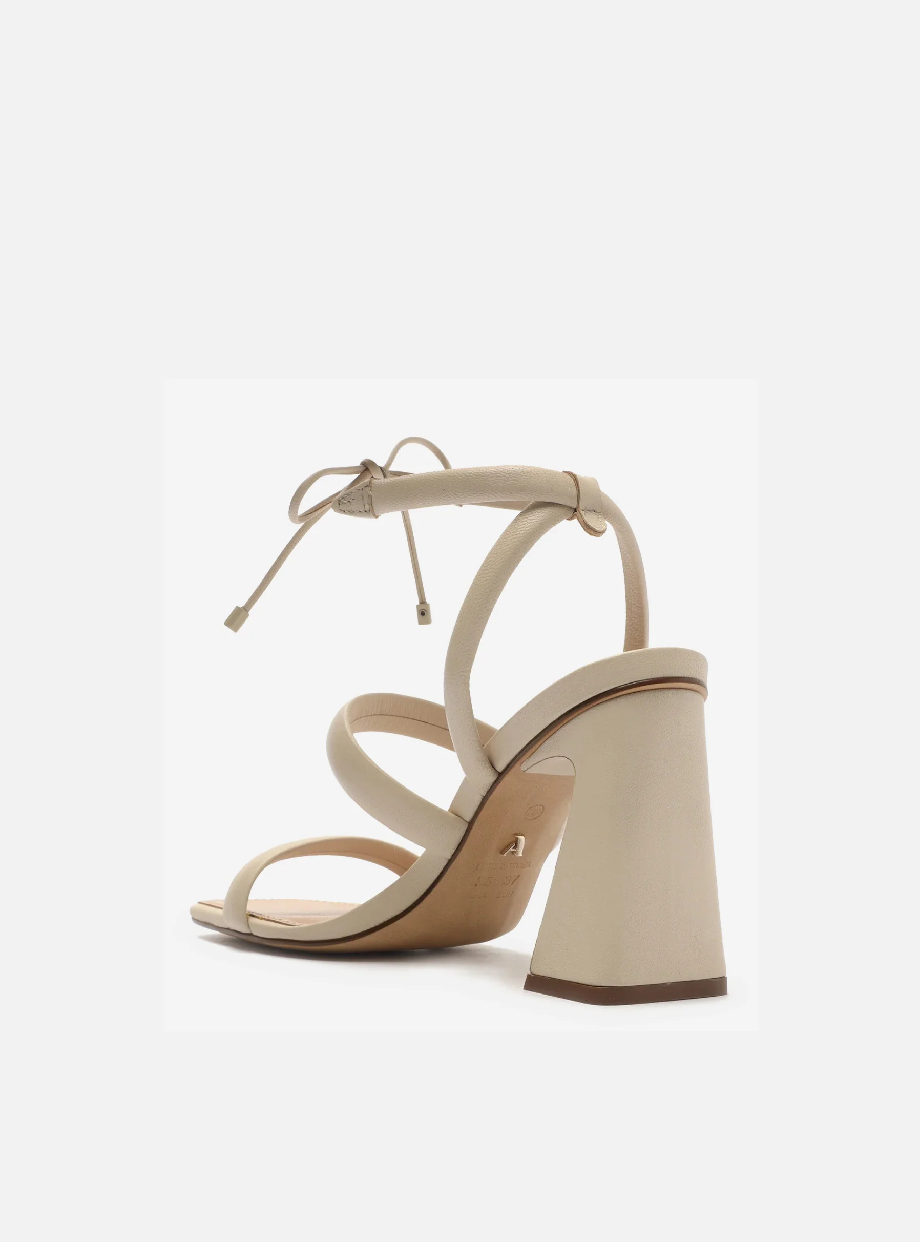 Lenny  Block Leather Sandal - Image 3