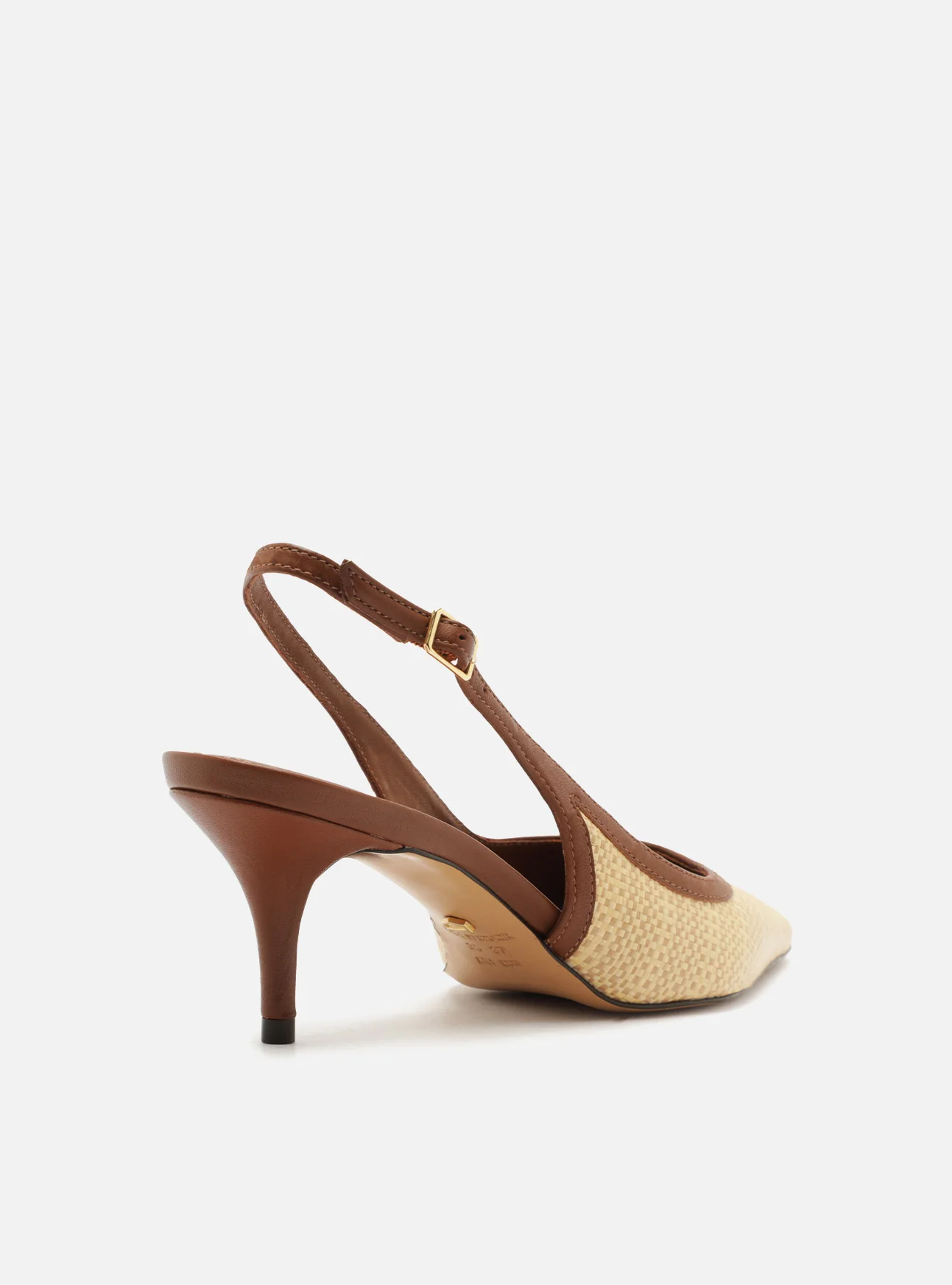 Liza Low Stiletto Leather Pump - Image 3