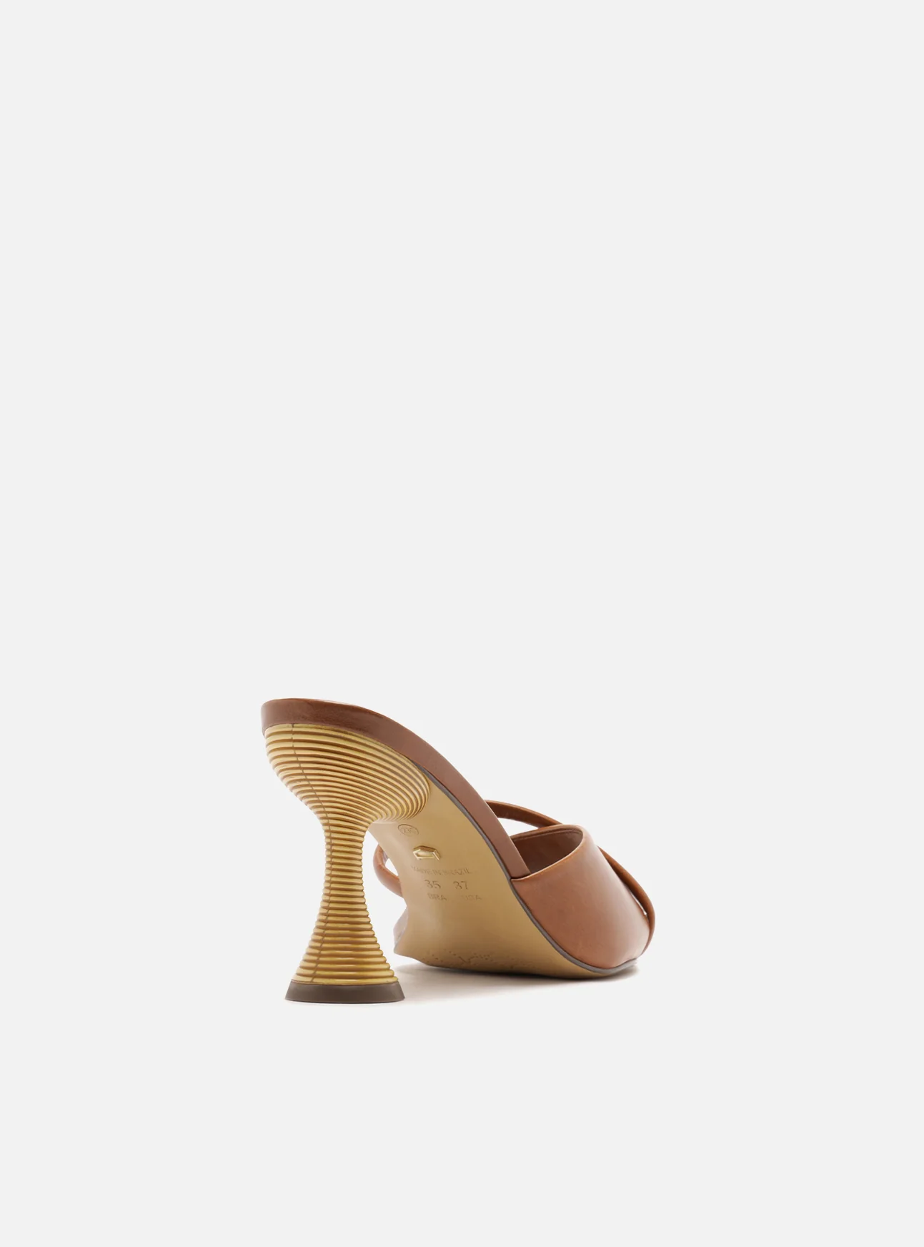 Luca High Stiletto Leather Sandal - Image 5