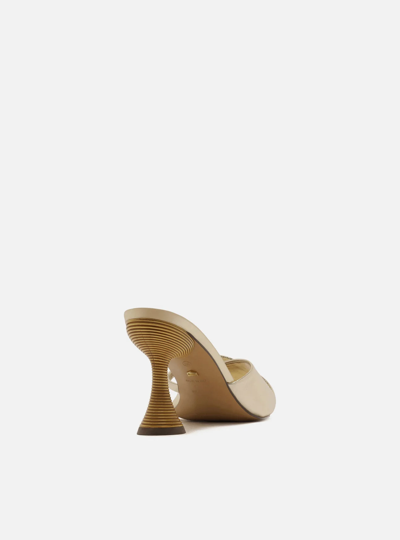 Luca High Stiletto Leather Sandal - Image 3