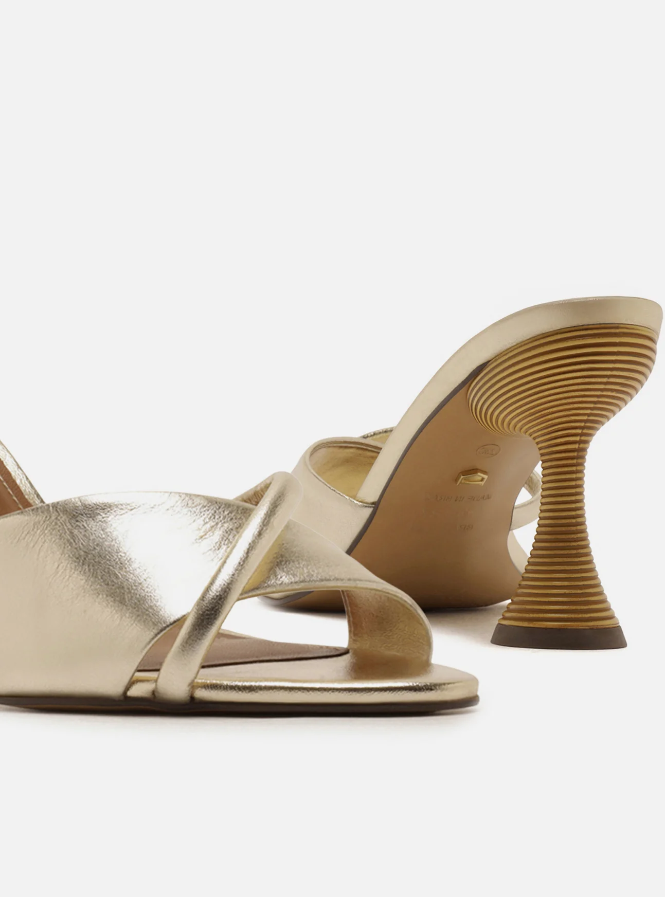 Luca High Stiletto Leather Sandal - Image 4