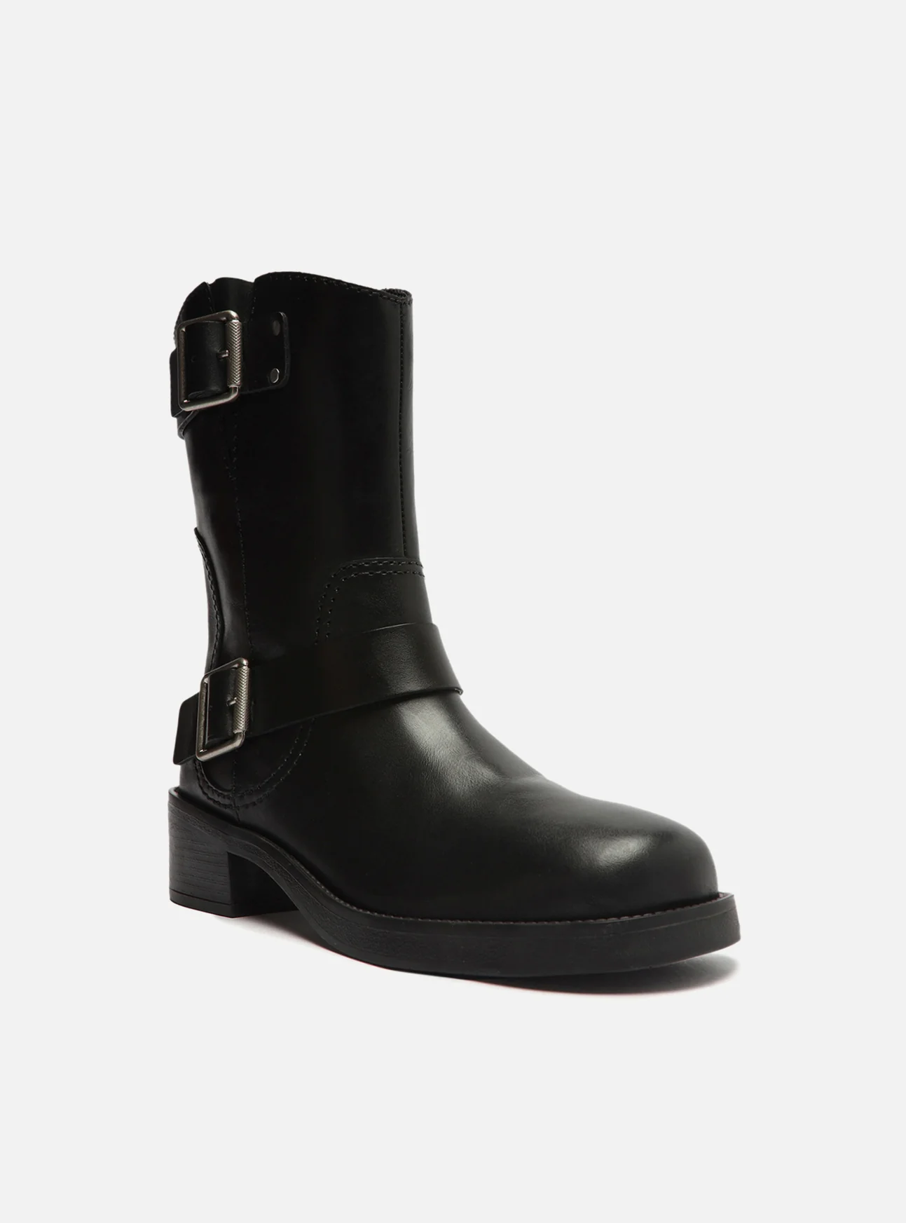 Lucy Leather Block Boot - Image 2