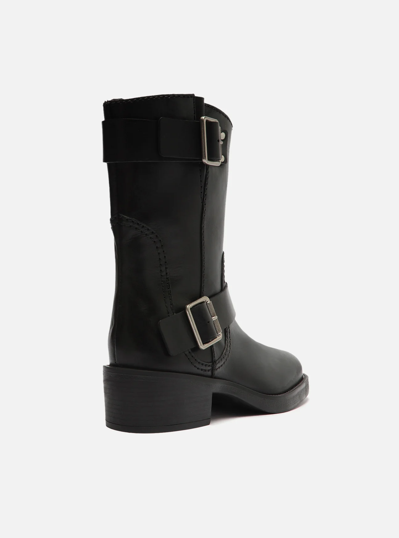 Lucy Leather Block Boot - Image 3