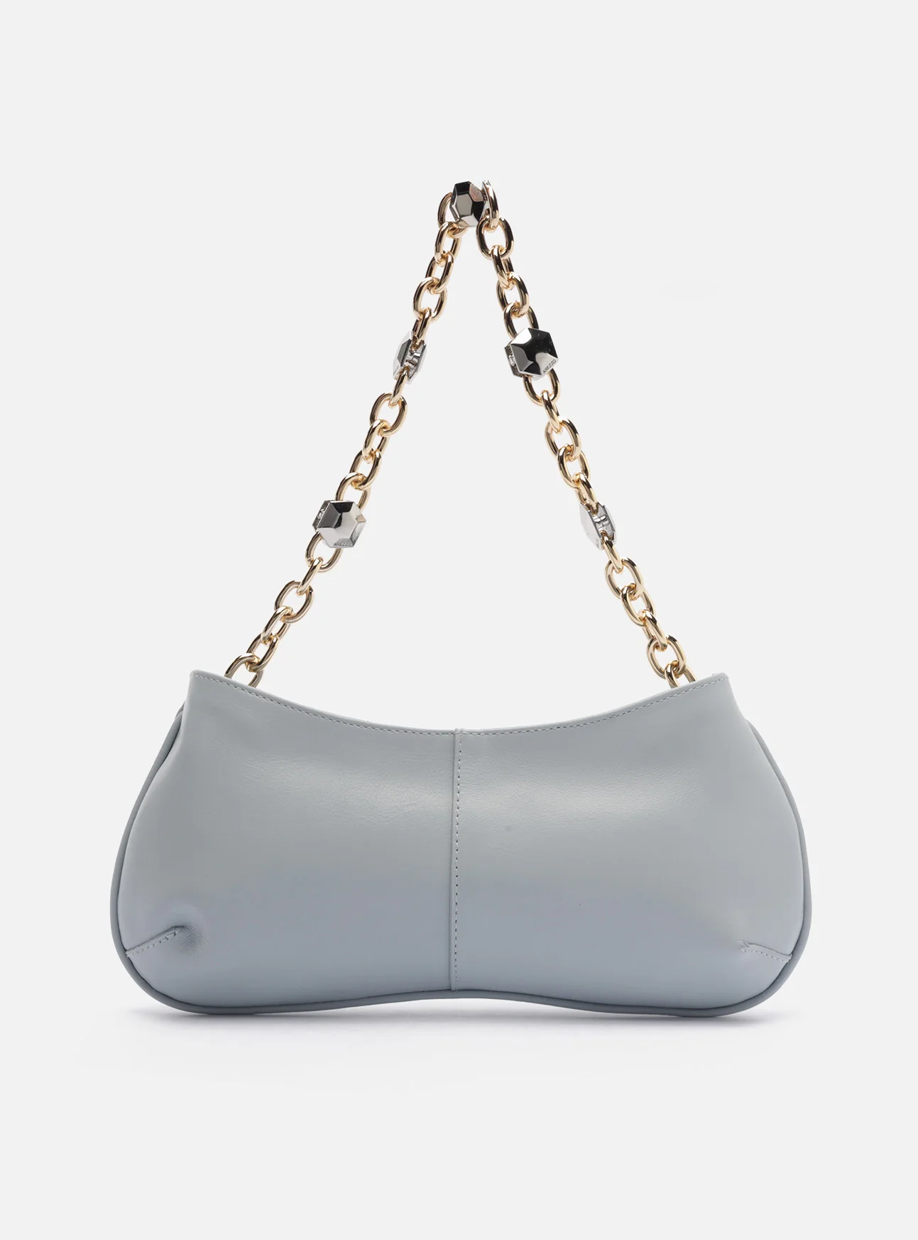Luna Small Leather Baguette - Image 5