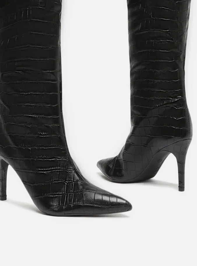 Miranda Stiletto Black Boot - Image 4