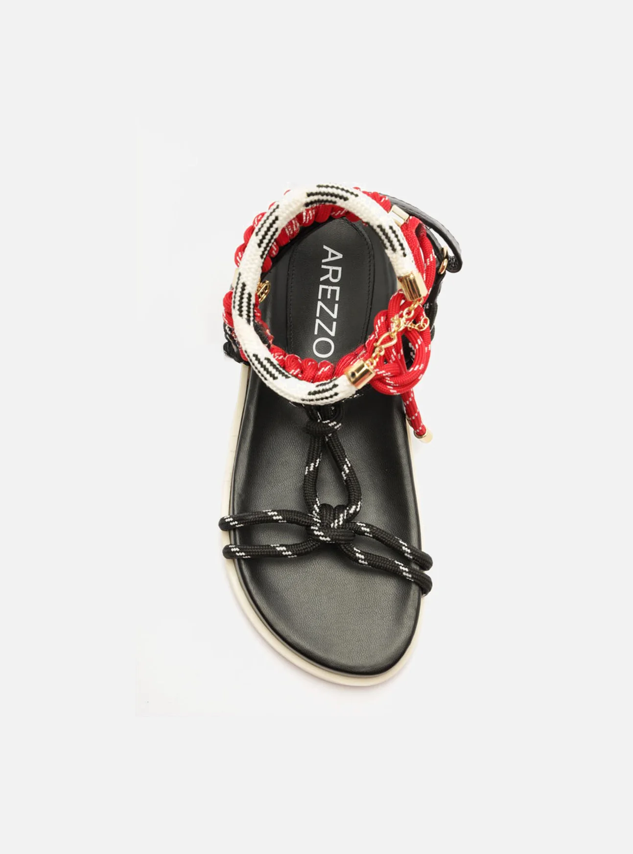 Miranda Flatform Leather Flat Sandal - Image 3