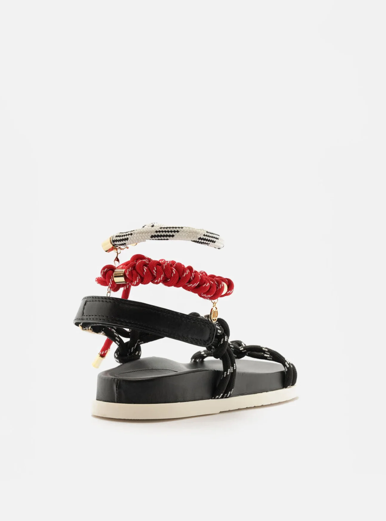 Miranda Flatform Leather Flat Sandal - Image 4