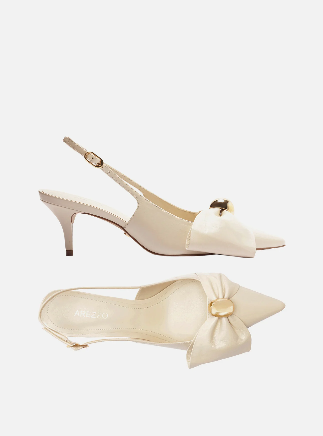 Rayna Low Stiletto Leather Pump - Image 4