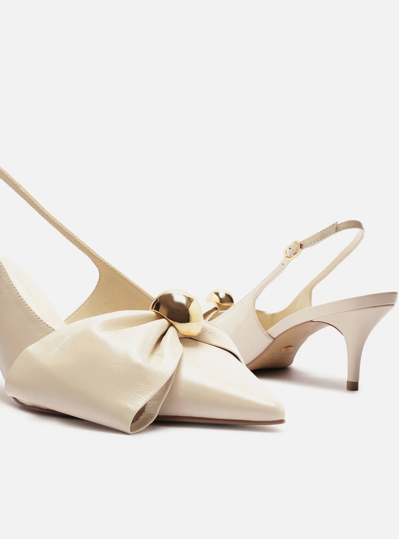 Rayna Low Stiletto Leather Pump - Image 5