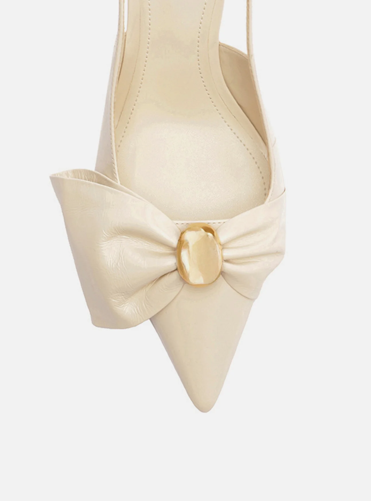 Rayna Low Stiletto Leather Pump - Image 6