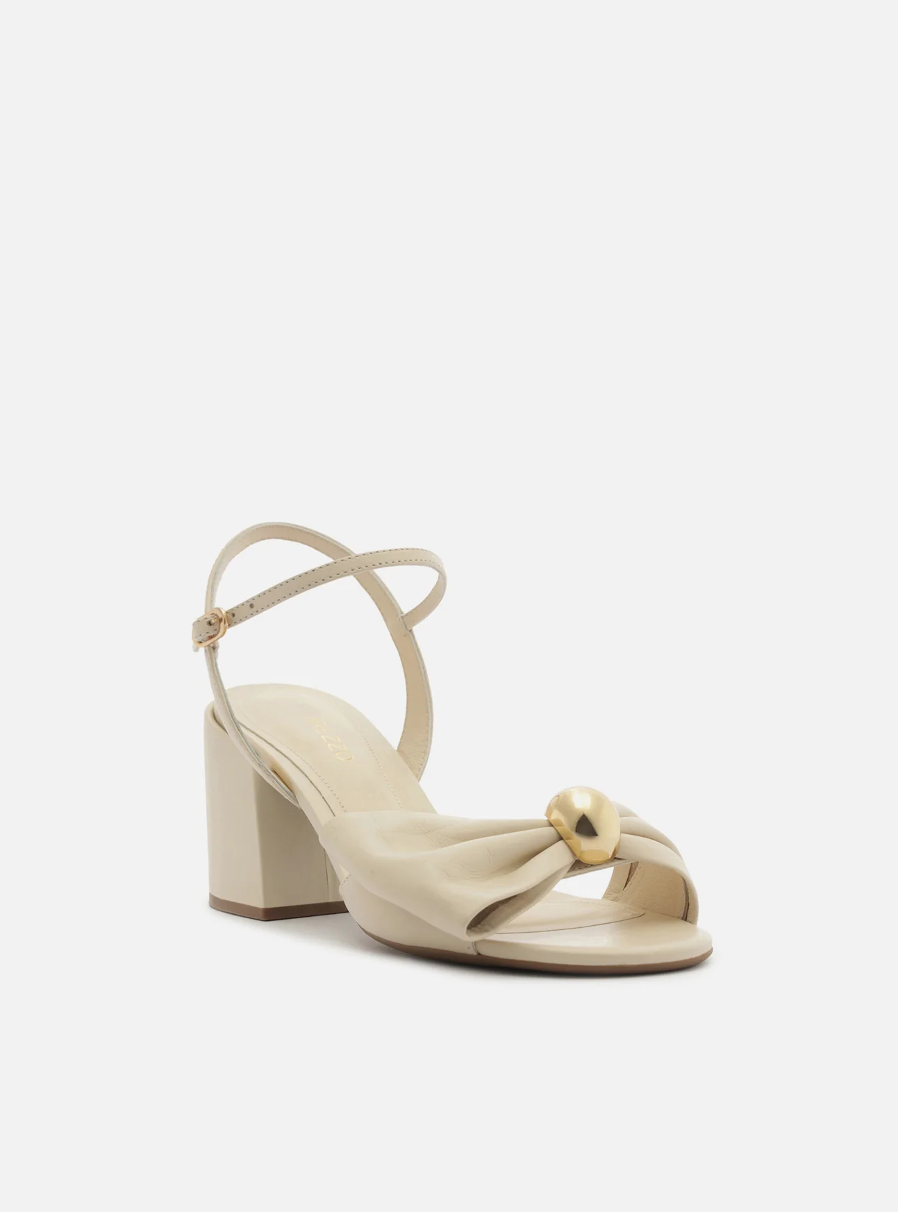 Rayna Mid Block Leather Sandal - Image 2