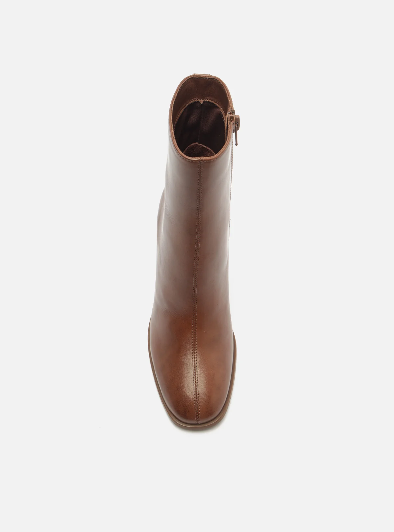 Regina Mid Block Leather Boot - Image 3